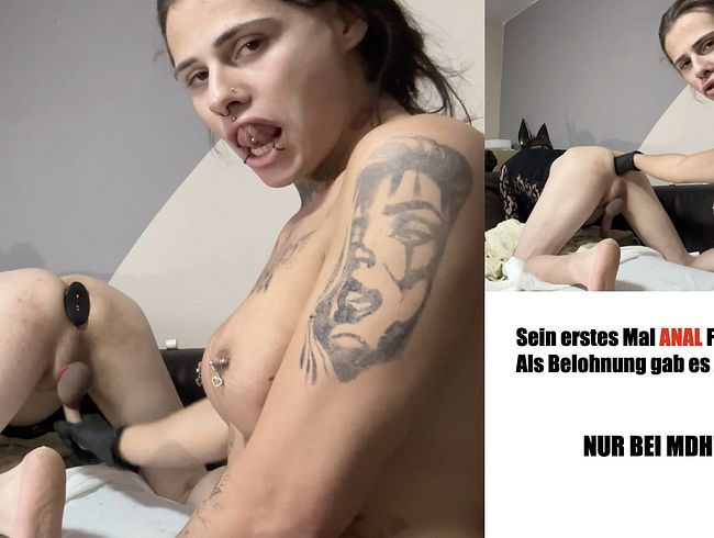 Download: GianinaTS - Sein erstes Mal ANAL Fisting!! Als Belohnung gab es ANAL SEX!!