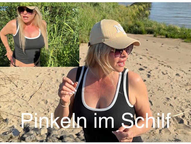 Download: GinaTomic - Pinkeln im Schilf