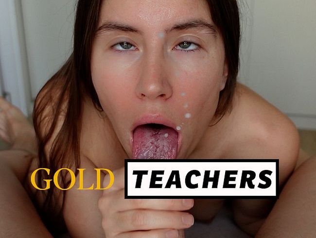 Download: Gold_Teachers - Hochwertiger Blowjob von Peak-me Girl