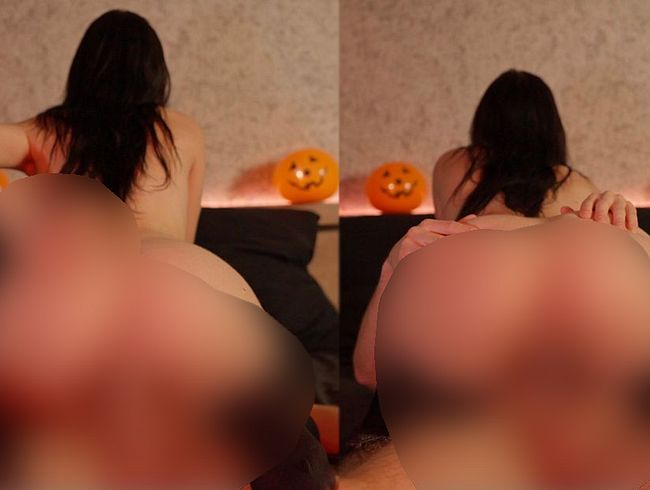 Download: HOTSEXTAPE - BG Halloween Reitet Schwanz und Riesiger Creampie Mit Strümpfen