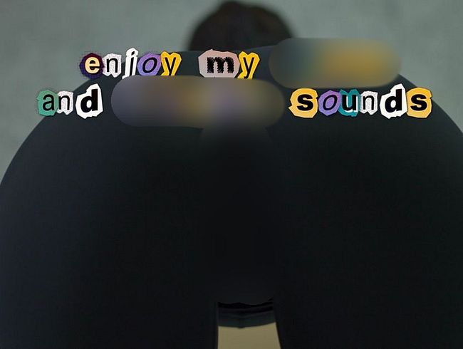 Download: HOTSEXTAPE - Blasgeräusche und Muschi in Leggings Nahaufnahme! Kamelzeh