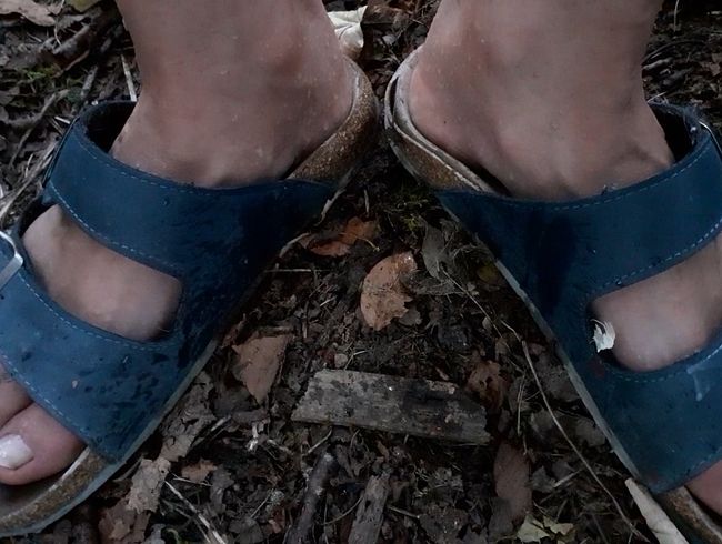 Download: HungrigesBiest - Ich habe draußen meine Hausschuhe angepisst, siehst du die Pisse auf meinen Füßen und Schuhe