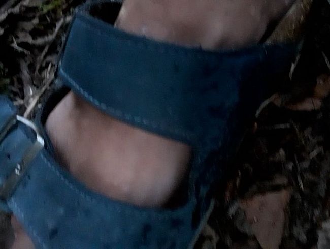 Download: HungrigesBiest - Ich habe draußen meine Hausschuhe angepisst, siehst du die Pisse auf meinen Füßen und Schuhe
