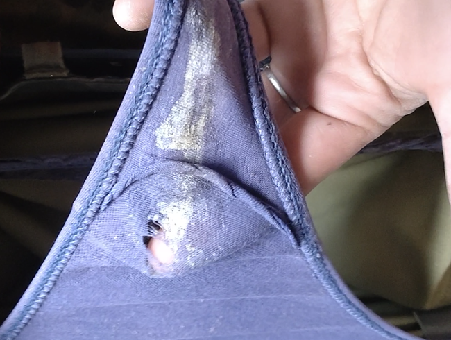 Download: HungrigesBiest - Muschisaft im alten kaputten String Guckloch