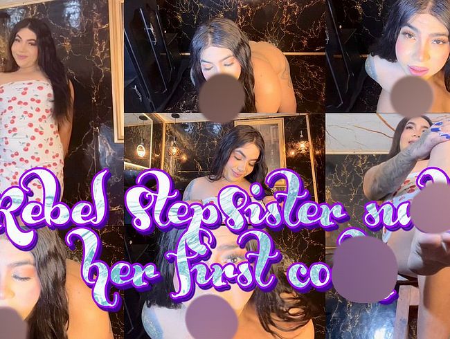 Download: JessieRoss - Die verwöhnte Stiefschwester lutscht ihren ersten Schwanz, bekommt Noten und kommt zum Höhepunkt.