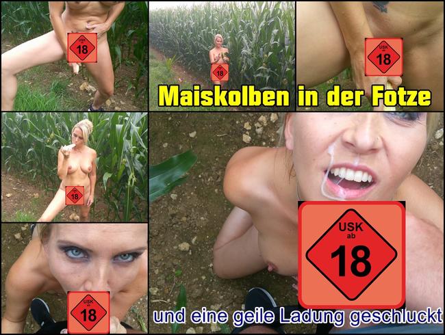 Download: JuliaPink - Erst den Mais gefickt und dann eine Spermaspende vom Kameramann :-)