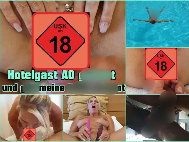Download: JuliaPink - Hotelgast AO und voll auf meine Fotze gewichst