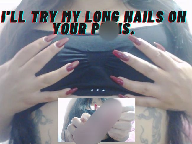 Download: KenyaKone - Meine langen Fingernägel an deinem Penis