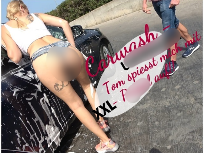 Download: KikiVega - Carwash-USERDATE!! Tom spiesst mich mit XX-Prügel auf!!