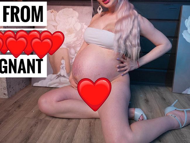 Download: KiraLoster - Pinkeln, letzten Monat schwanger und High Heels