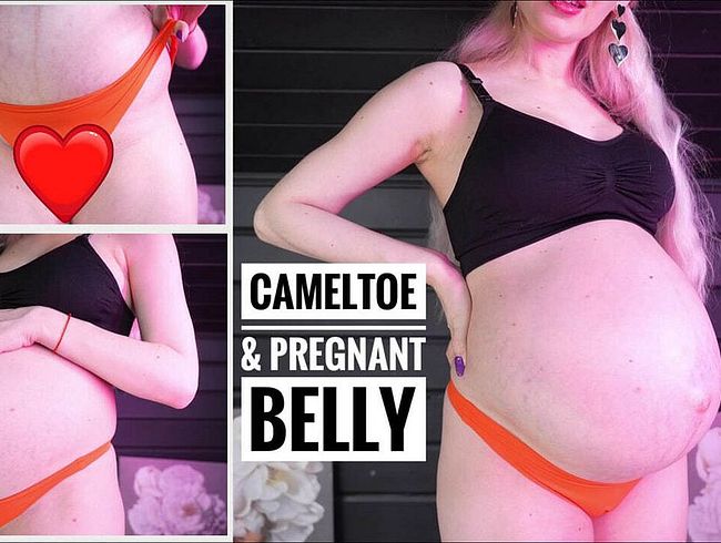 Download: KiraLoster - Cameltoe & schwangerer Bauch im Letzten Monat