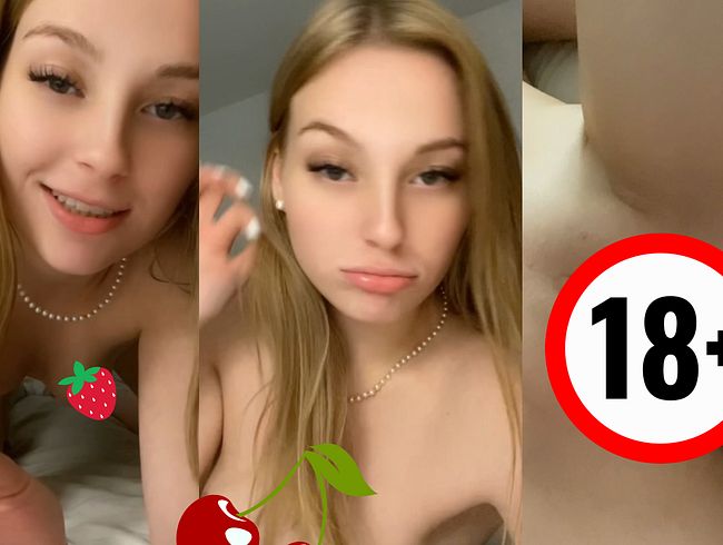 Download: KleineMaja - Schiebe mir eine Karotte in meine enge kleine Mumu, mache es mir selber und esse sie sogar noch auf