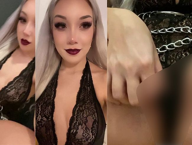 Download: Lady-Khaleesi - Mein Neues Sexy Schwarzes Outfit & Heißes Solospiel! (ohne Ton)