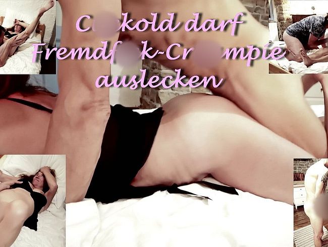 Download: Lady-of-Joy666 - Cuckold darf Lover-Creampie auslecken