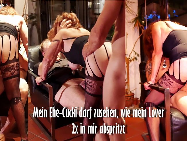 Download: Lady-of-Joy666 - Mein Ehe-Cucki darf zusehen, wie mein Lover 2x in mich spritzt