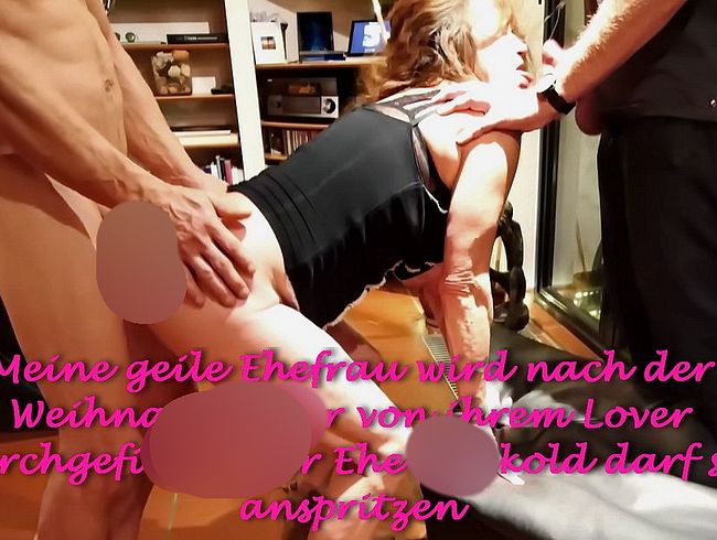 Download: Lady-of-Joy666 - Meine #Ehefrau wird nach der Weihnachtsfeier durchgefickt – der Ehe-#Cuckold darf sie anspritzen