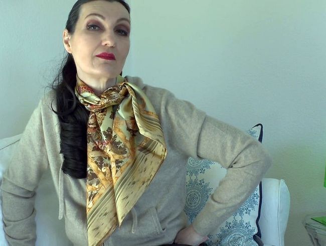 Download: LadyVictoria - Trage ein Seidentuch und masturbiere vor mir, Lady Victoria