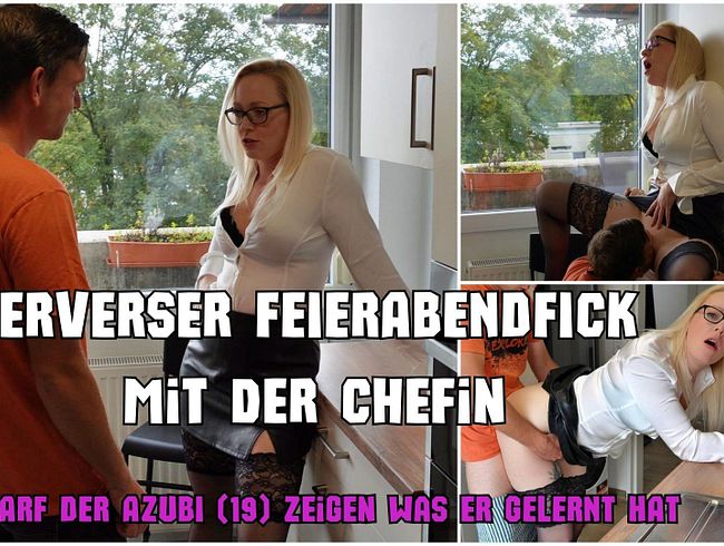 Download: Lea_Kirsch - Perverser FEIERABENDFICK mit der CHEFIN! Jetzt darf der Azubi (19) zeigen was er Gelernt hat!