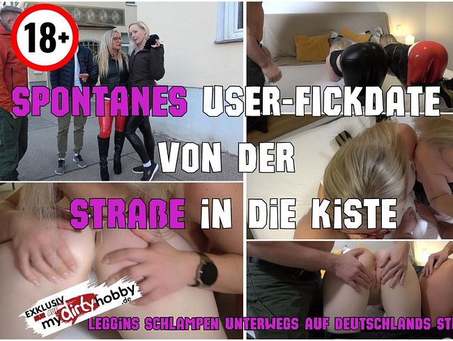 Download: Lea_Kirsch - Spontanes USER FICKDATE - von der Straße in die Kiste! 2 Wetlook-Leggings Schlampen unterwegs!