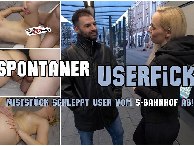 Download: Lea_Kirsch - Spontaner USERFICK! MISTSTÜCK schleppt User vom S BAHNHOF AB!!