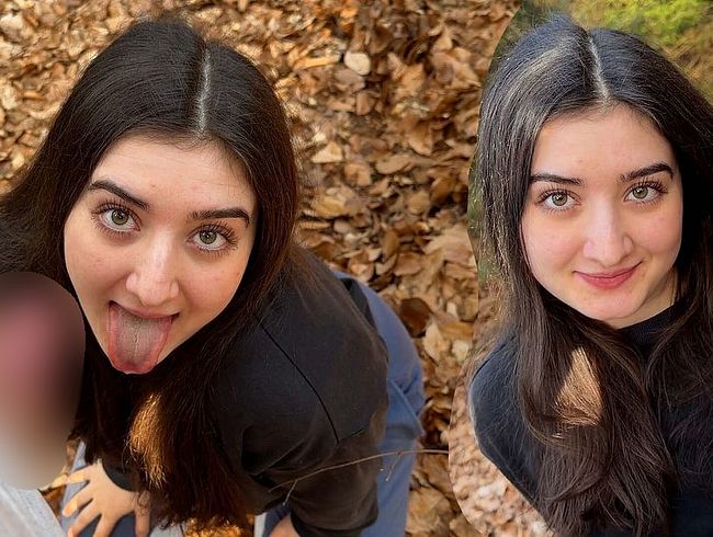 Download: LeahSnuSnu - Schwanz Abmelkung im Wald! Ich schlucke alles! Blowjob & Deepthroat!