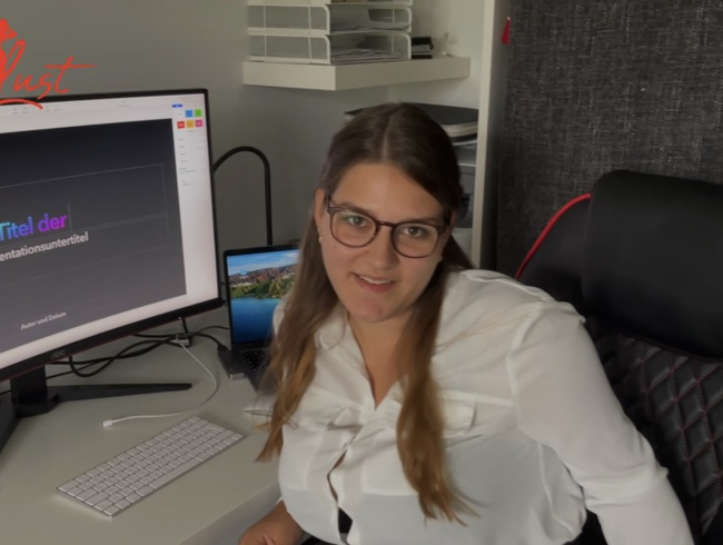 Download: Lena_Lust - In Homeoffice mit verschiedenen Dildos Anal gefickt