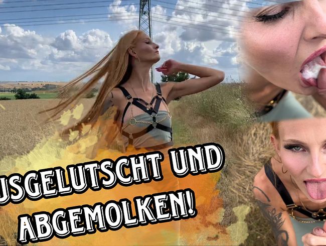 Download: Lessia-Mia - Ausgelutscht und Abgemolken! Outdoor SCHWANZENTSAFTUNG