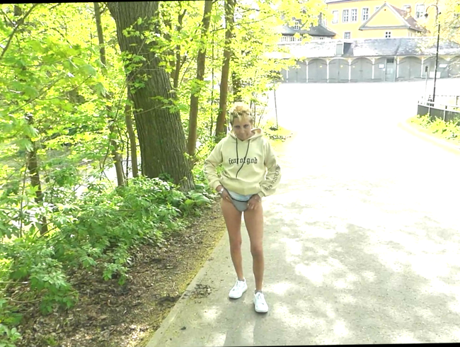 Download: Lienchen_1611 - Spaziergang zum Schloss mit Plug und Pissen