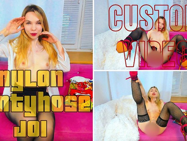 Download: Lil_Alice - Maßanfertigung: Nylonstrumpfhose JOI 4K