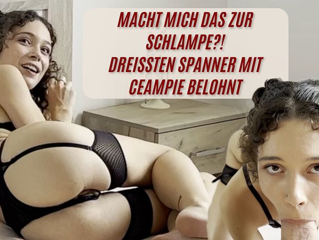 Download: LinaLynn - Macht mich das zur SCHLAMPE?! Dreisten SPANNER mit CREAMPIE belohnt!