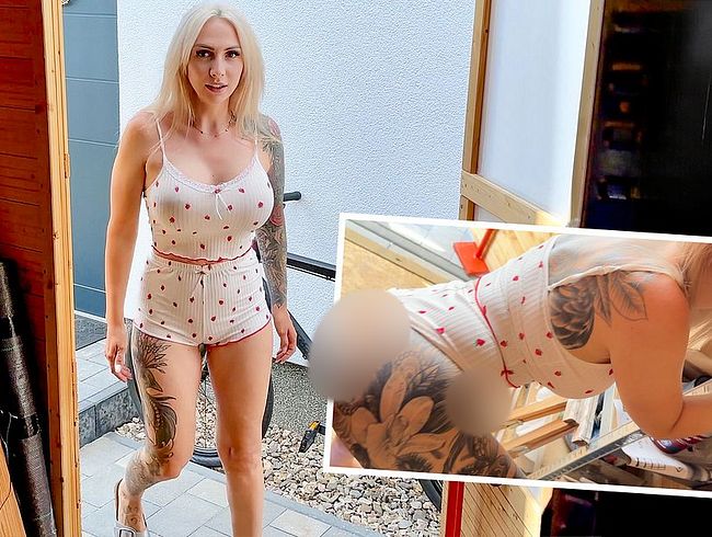 Download: Lisa_Sophie - Riskanter Public Fick im Schuppen und der Nachbar war direkt daneben