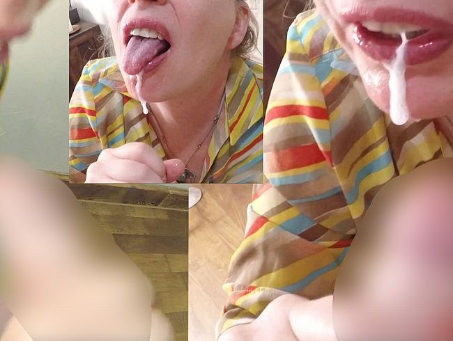 Download: Love-Cat - Blowjob mit Abspritzen in den Mund– eine Szene dreimal gezeigt