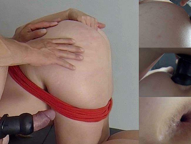 Download: Love-Cat - Arschfick mit 50mm Sleeve und gefesselt um nicht ausweichen zu können