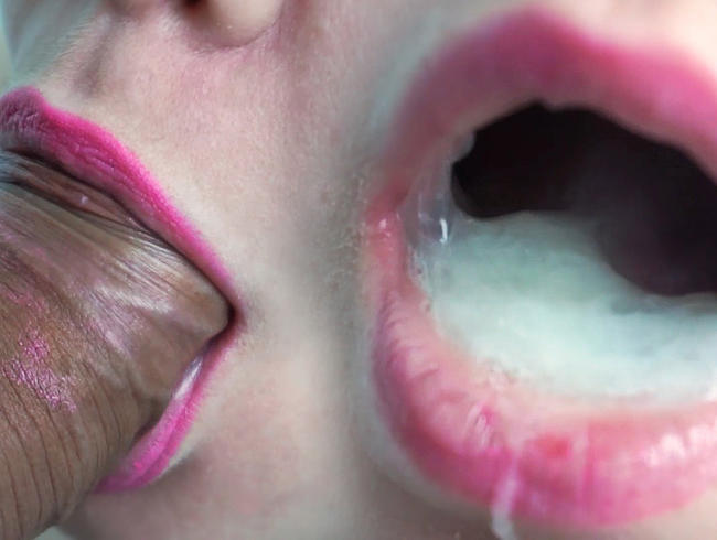 Download: MF_Miss_Fantasy - Nahaufnahme, Blowjob mit riesigem Sperma im Mund