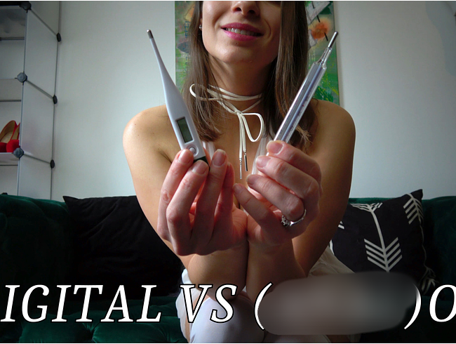 Download: MaryWet - Fiebermesser Vergleich – Digital vs (Anal)og!