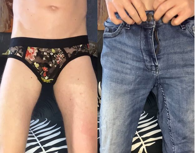 Download: Maxi_Newman - Pissen in Damenhöschen und enge Jeans (auf Wunsch)