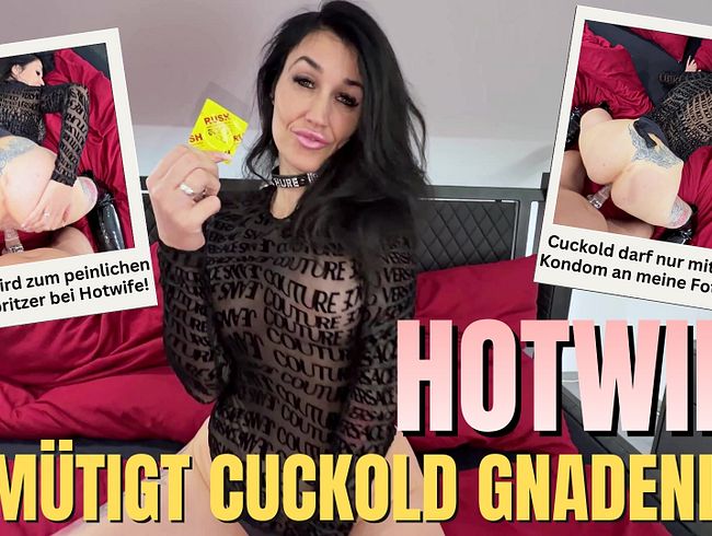 Download: Meli-Deluxe - Hotwife demütigt Cuckold gnadenlos: Er darf mit Gummi ran – und wird zum peinlichen Schnellspritzer!