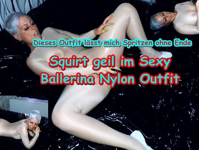 Download: MelissaDeluxe - Heißes Ballerina Nylon Outfit macht mich Squirt geil