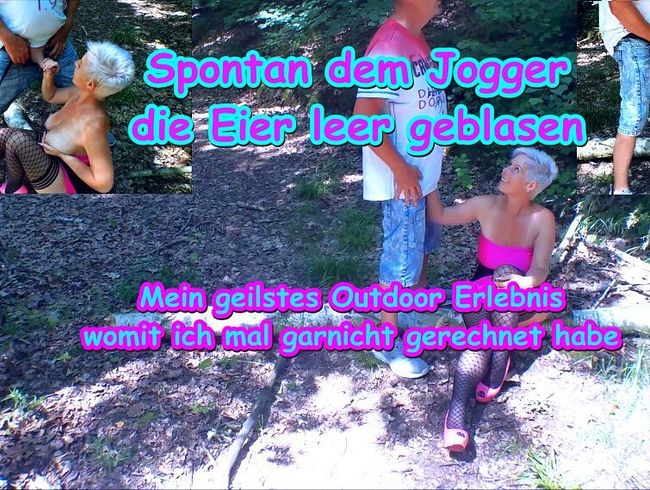 Download: MelissaDeluxe - Spontan blase ich dem Typen Outdoor die Eier leer beim Joggen