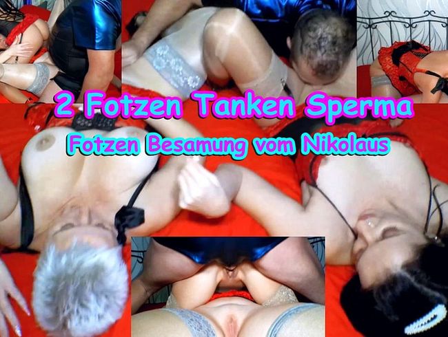 Download: MelissaDeluxe - 2 Fotzen Tanken Sperma... An Nikolaus machen wir die Rute leer!