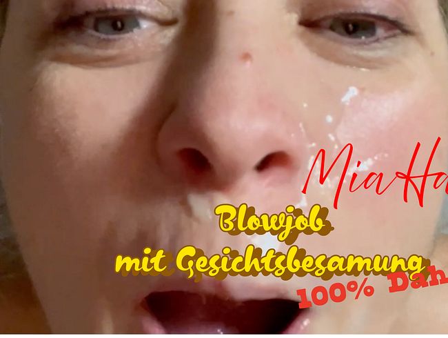 Download: MiaHase - Blowjob mit Gesichtsbesamung...