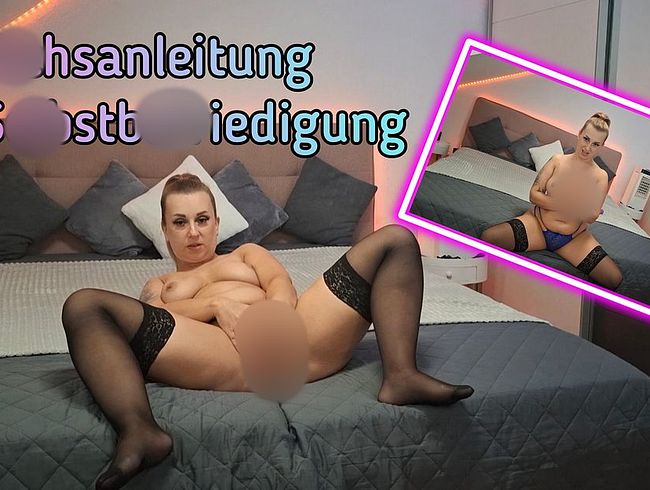Download: MissKing - Geile Wichsanleitung mit Selbstbefriedigung - Dildo in der Muschi und am Kitzler