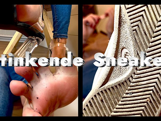 Download: MissNicole - Du wirst meine dreckigen Sneaker reinigen! Dreckige Füße lecken! Intensiver Duft mit Abspritzbefehl!