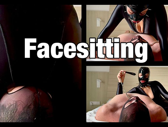 Download: MissNicole - Facesitting im Satin Spandex Catsuit! Extreme Erziehung mit Spucke, Atemreduktion und Brustwarzen!