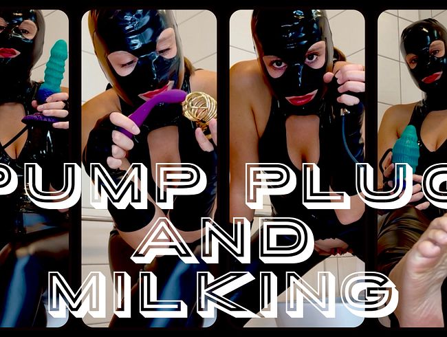 Download: MissNicole - Pump Plug And Milking (Aufblasbarer Dildo, Mundspreizer, Fußverehrung, Peniskäfig)