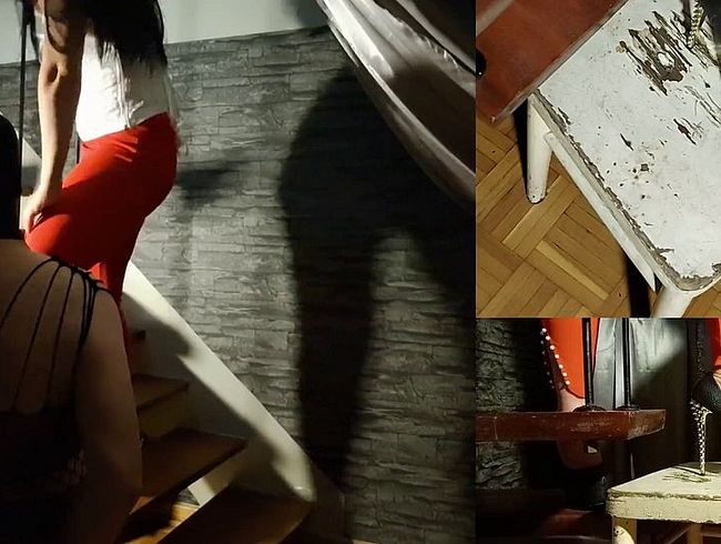 Download: Misstress-Luciana - Trampling on Slaves Cock