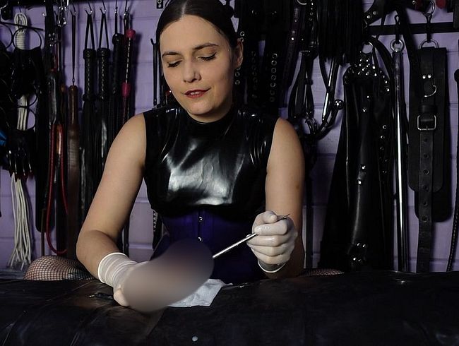 Download: Mistress_Priest - Latex-Sounding im Bondage-Sack