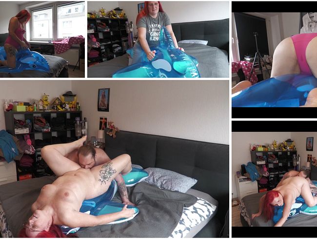 Download: MrsEssen7471 - Etwas Spaß auf einem aufblasbaren Delfin (User Wunsch)