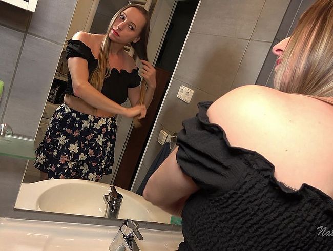 Download: NatalieAlba - Im Badezimmer genagelt