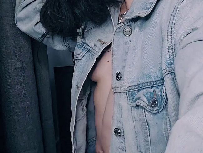 Download: Nataliecarterxx - Natalie Carter Xxx Blaue Jeansjacke entblößt und posiert meine Muschi